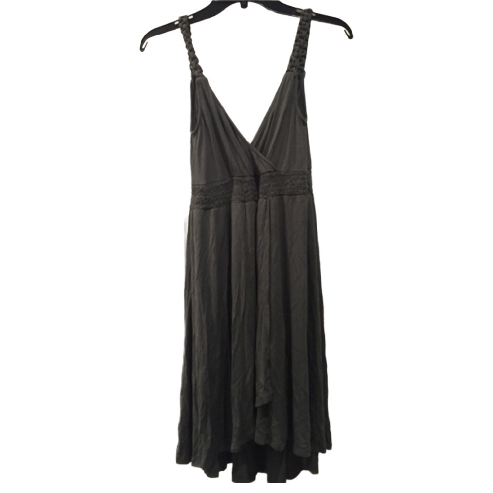 New Ella moss braided green empire dress size Med.